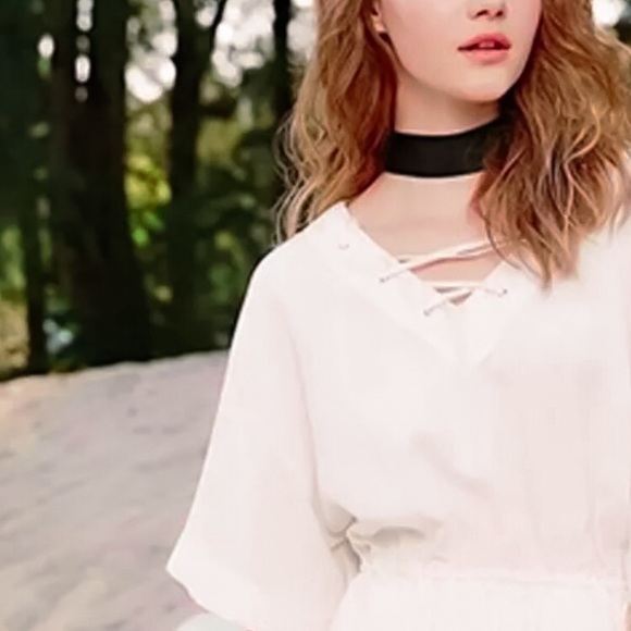 ⚜️[𝟯/$𝟮𝟴]⚜️NEW Thick Black Velvet Simple Choker - Picture 5 of 13